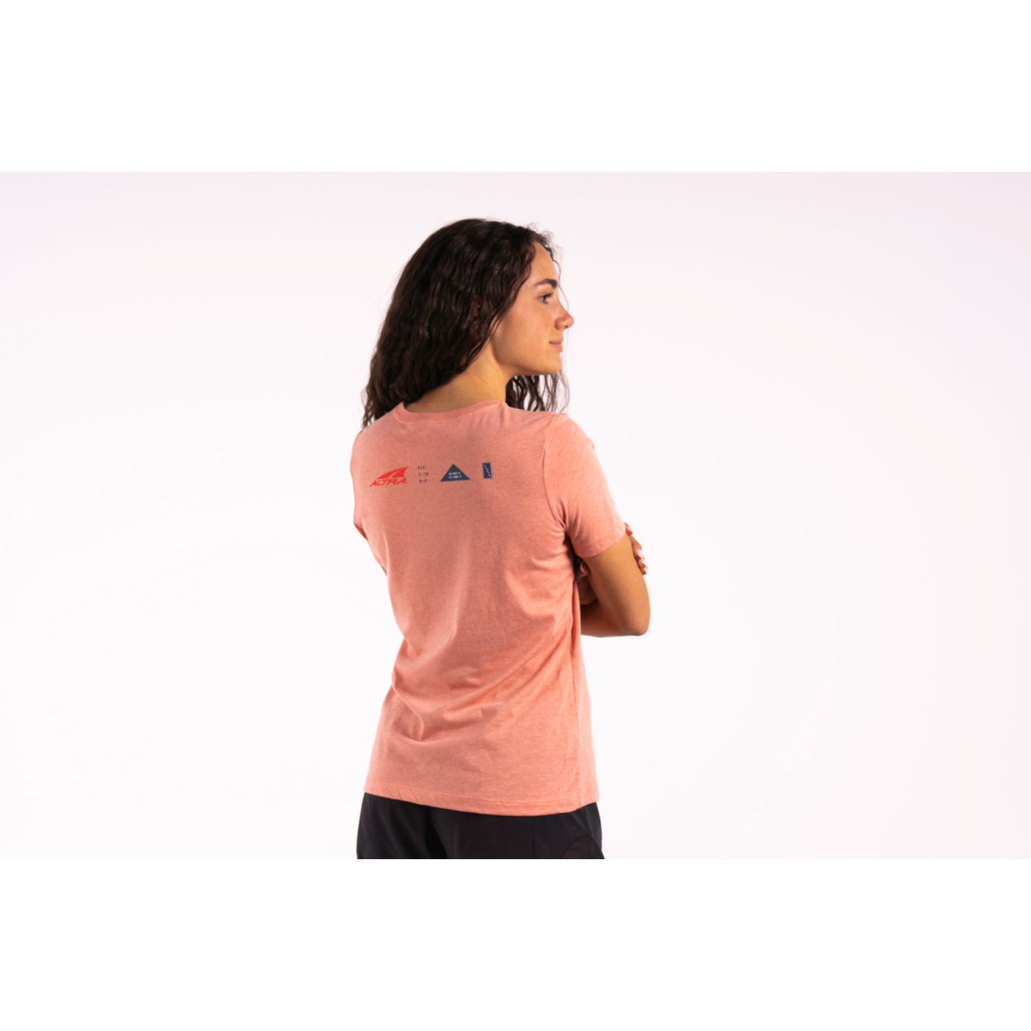 Camiseta Altra Heritage Mujer Coral | Colombia-06841399