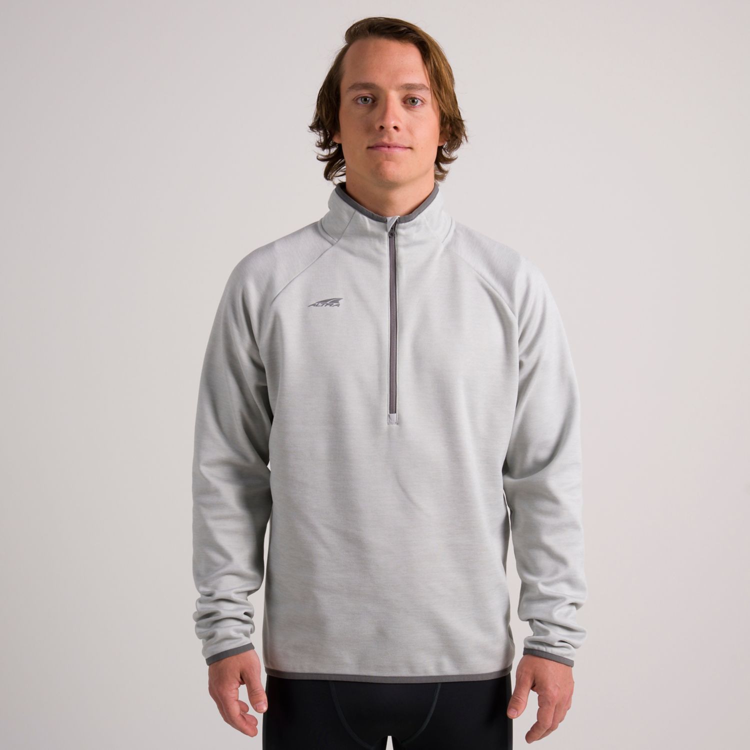 Pullover Altra Core 1/2 Zip Hombre Gris | Colombia-04825619