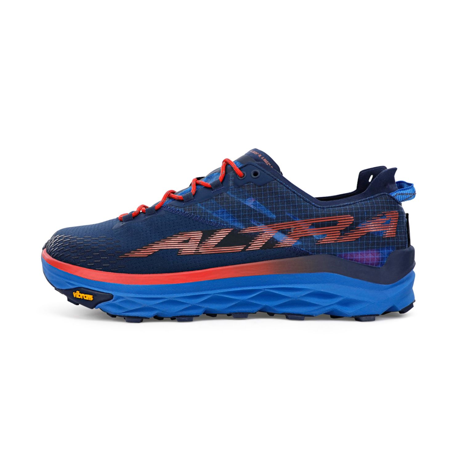 Zapatillas De Trail Running Altra Mont Blanc Hombre Azules Rojas | Colombia-10596239