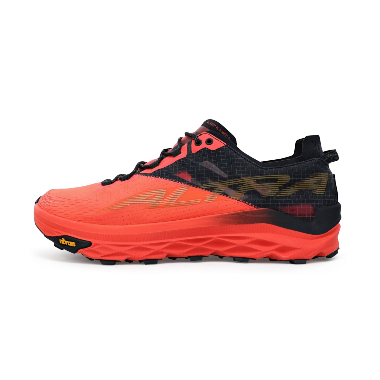 Zapatillas De Trail Running Altra Mont Blanc Hombre Coral Negras | Colombia-36195849