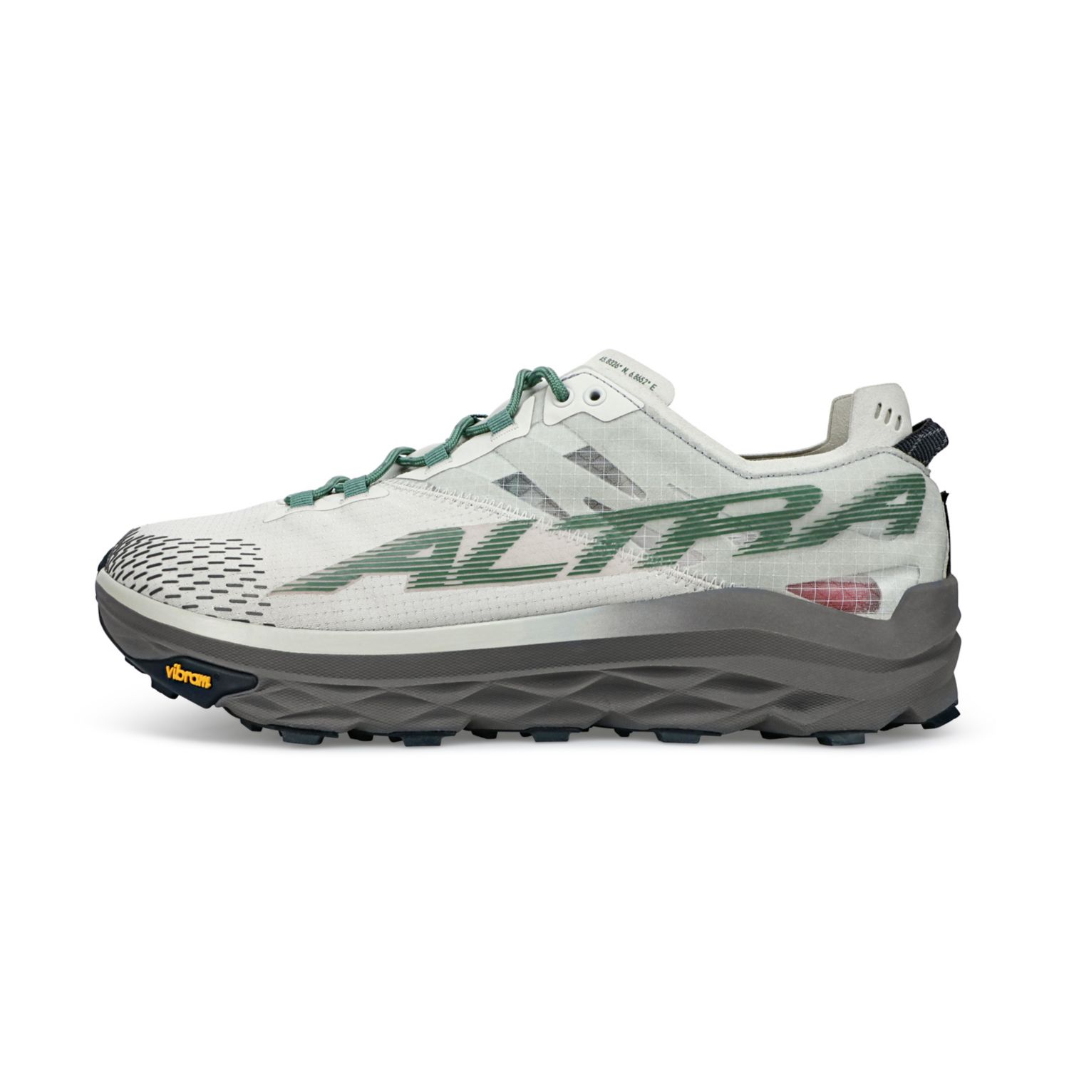 Zapatillas De Trail Running Altra Mont Blanc Hombre Gris Verde | Colombia-47985369