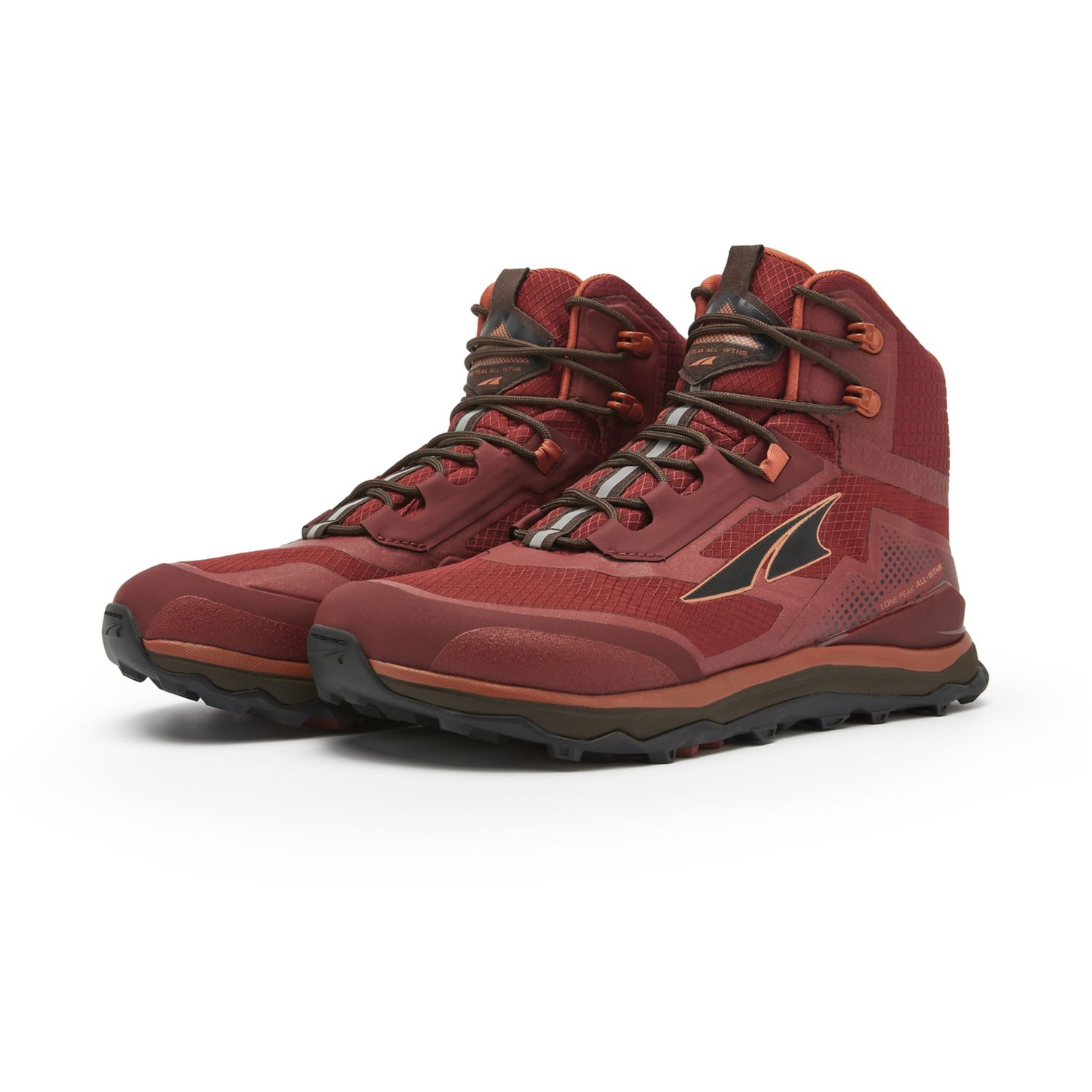 Botas Montaña Altra Lone Peak All-wthr Mid Hombre Burdeos | Colombia-61073929