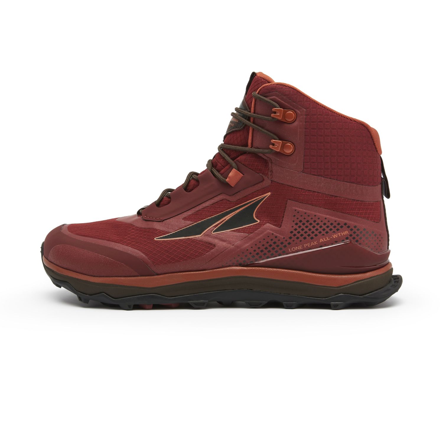 Botas Montaña Altra Lone Peak All-wthr Mid Hombre Burdeos | Colombia-61073929