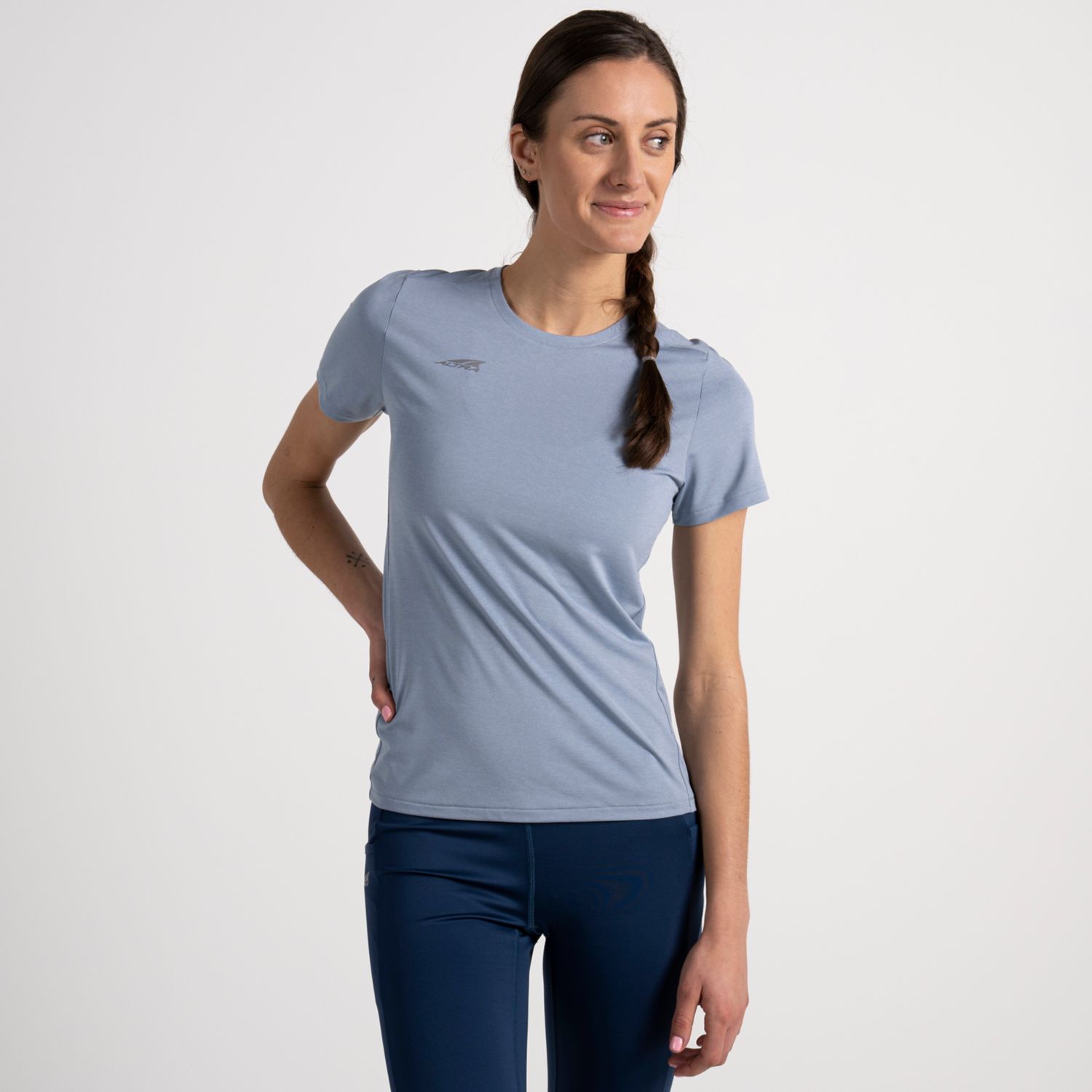 Camiseta Altra Core Mujer Azules | Colombia-24316789