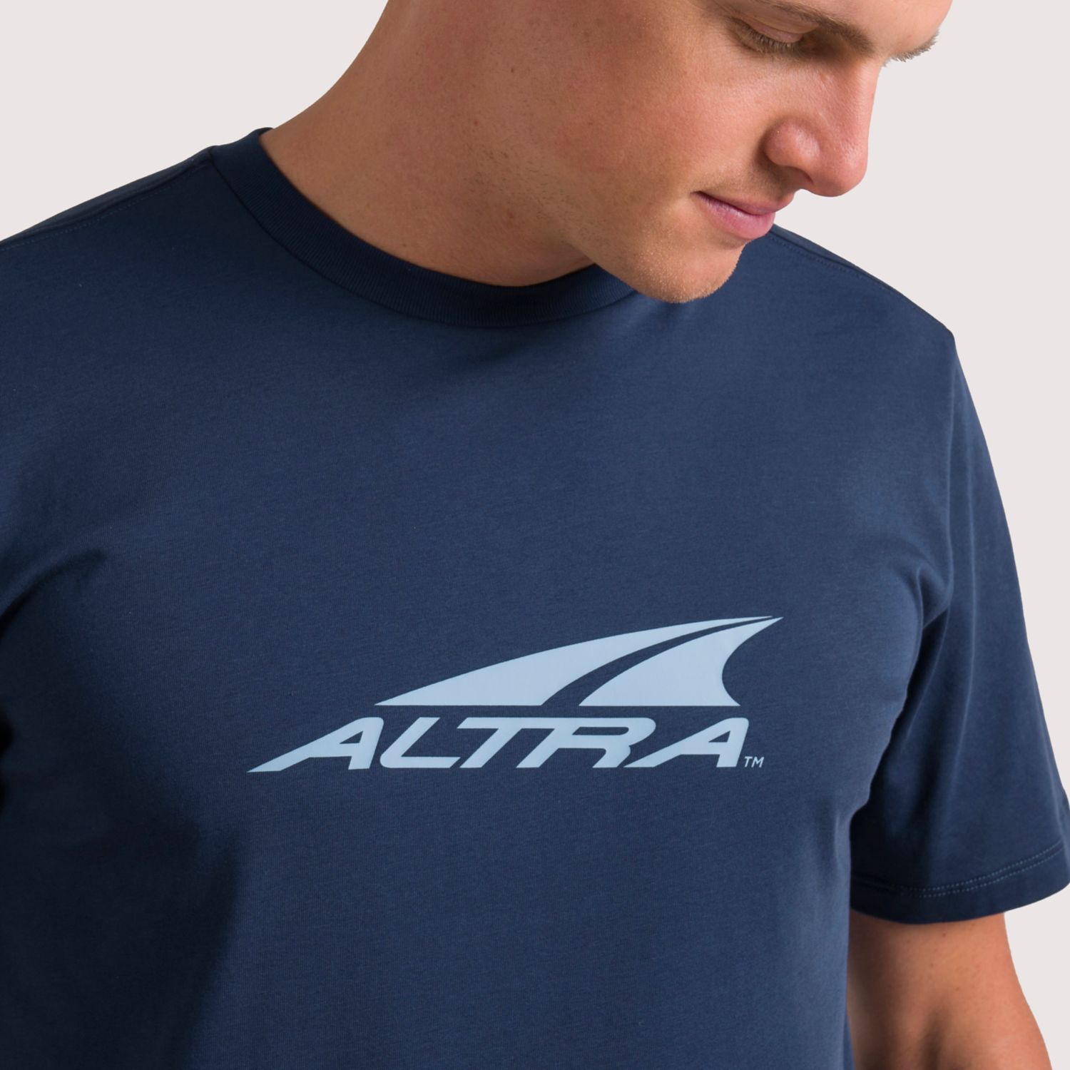 Camiseta Altra Everyday Recycled Hombre Azules | Colombia-61920379