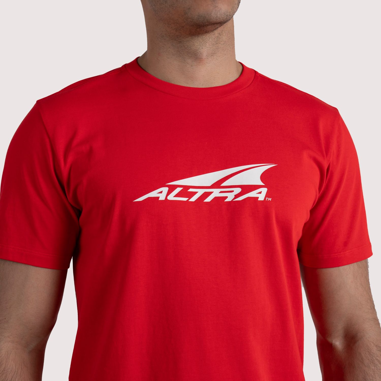 Camiseta Altra Everyday Recycled Hombre Rojas | Colombia-76509139