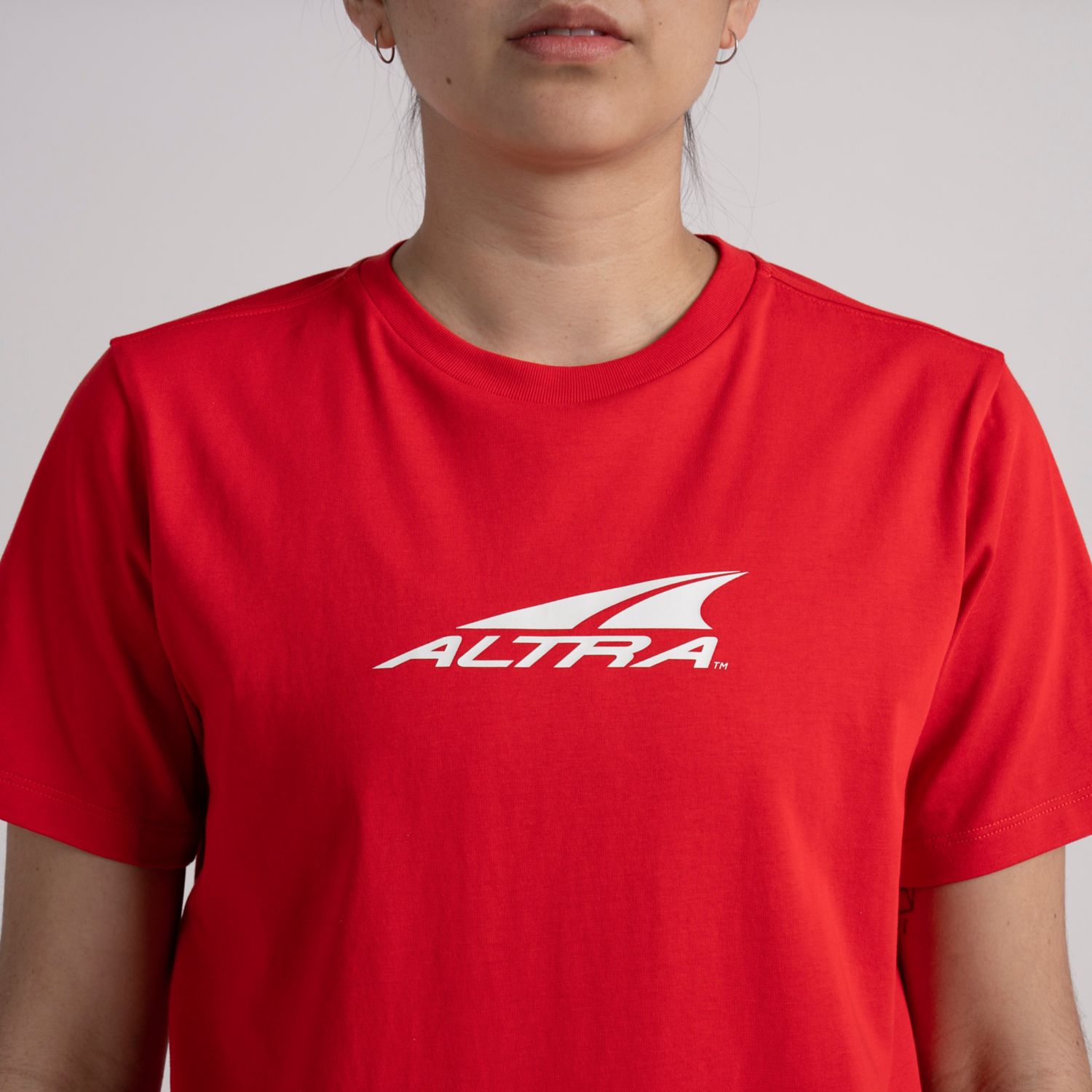 Camiseta Altra Everyday Recycled Mujer Rojas | Colombia-98034269