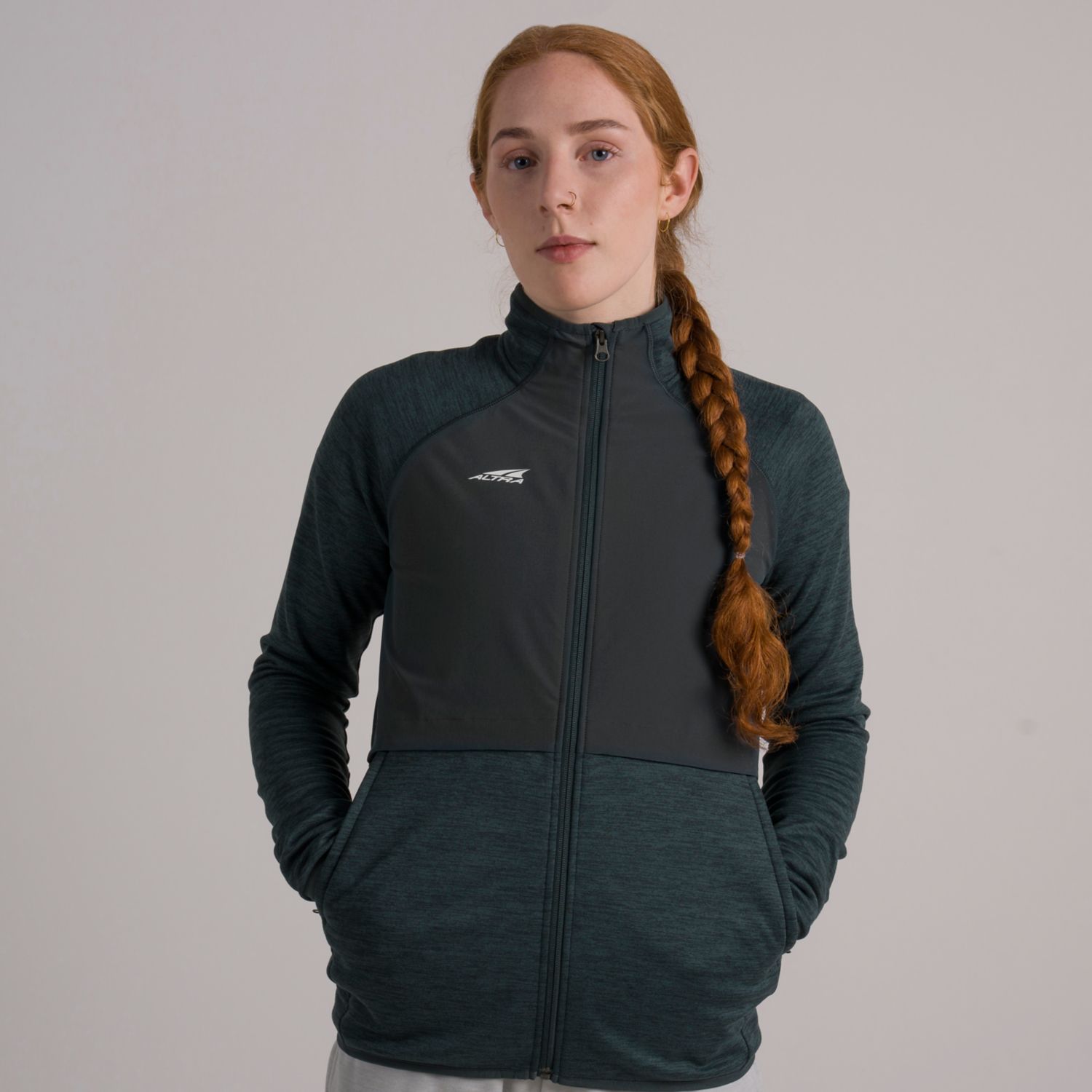 Chaqueta Para Correr Altra Everyday Híbrido Mujer Verde Oscuro | Colombia-51709839