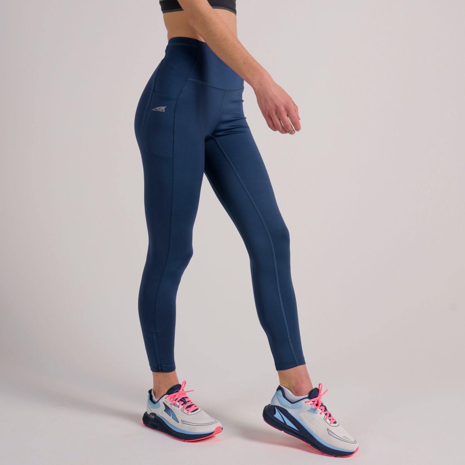 Mallas Para Correr Altra Core Crop Mujer Azules | Colombia-94152379