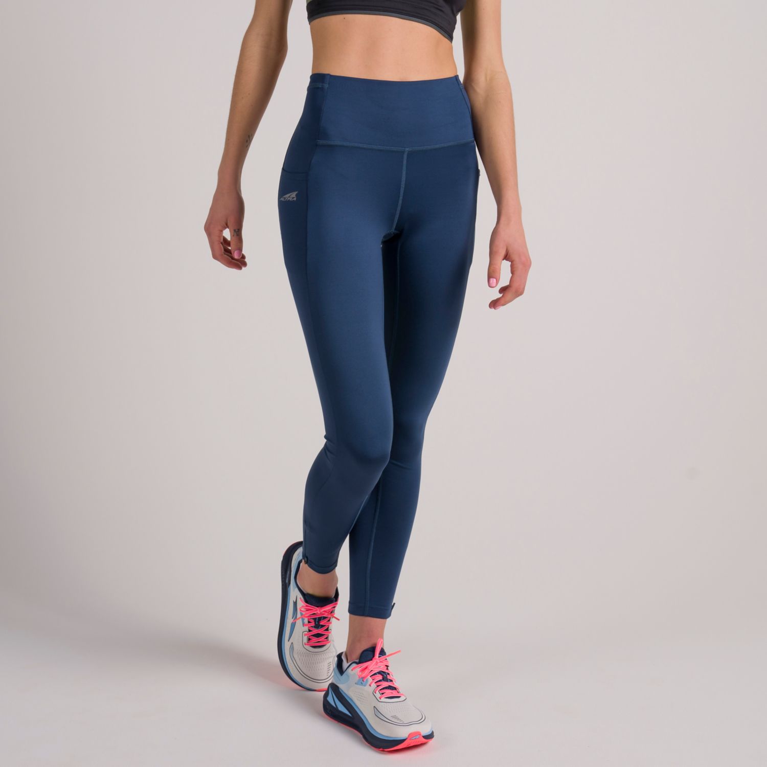 Mallas Para Correr Altra Core Crop Mujer Azules | Colombia-94152379