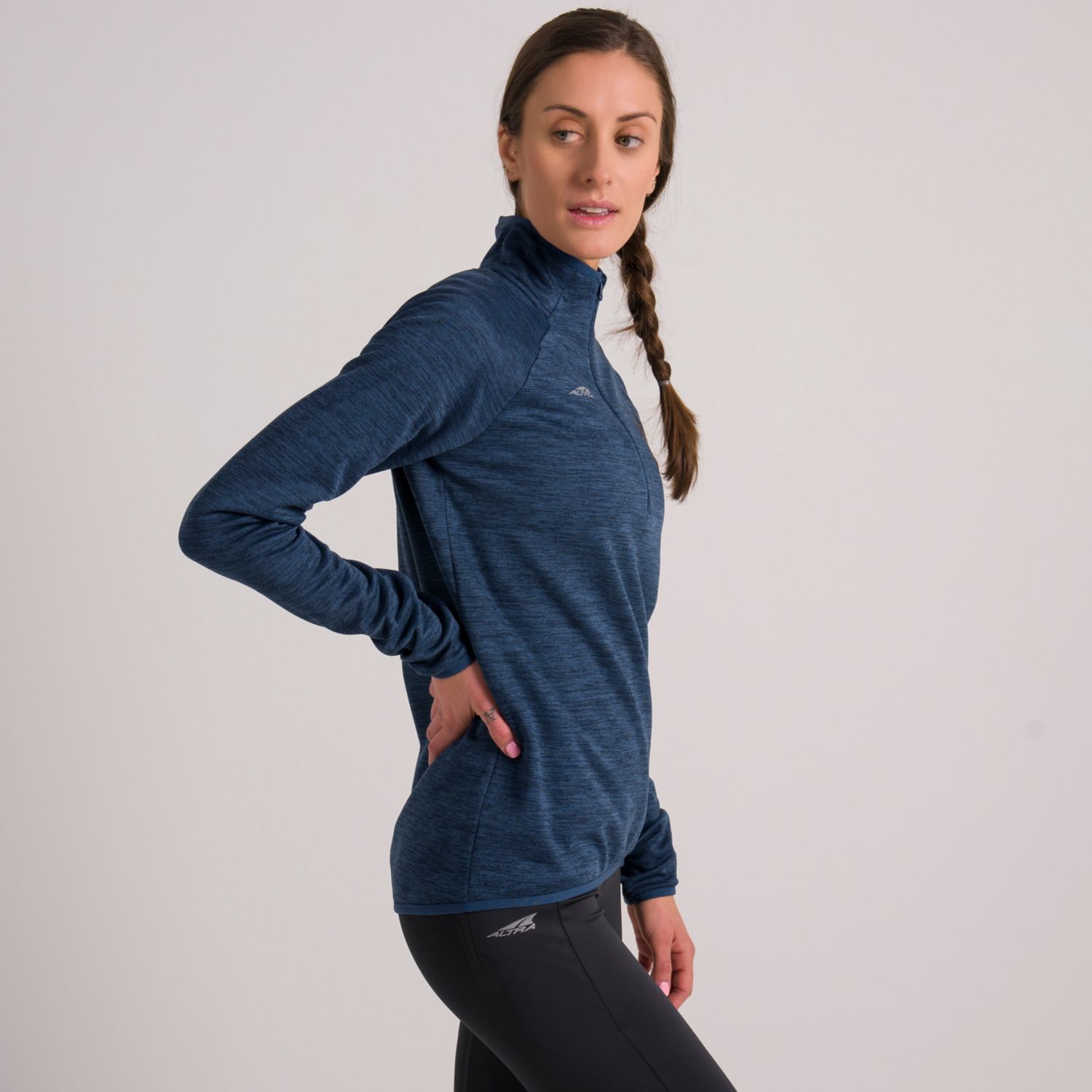 Pullover Altra Core 1/2 Zip Mujer Azules | Colombia-67139529