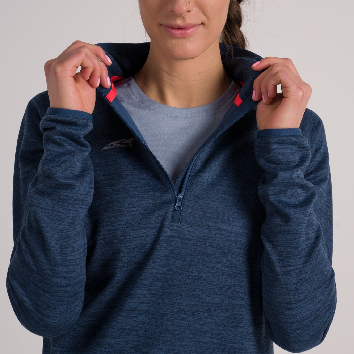 Pullover Altra Core 1/2 Zip Mujer Azules | Colombia-67139529