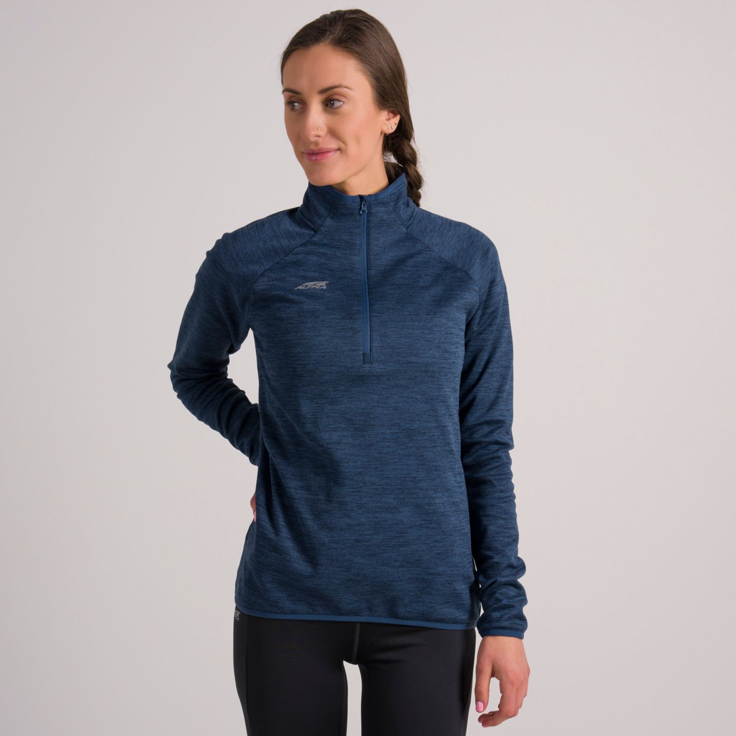 Pullover Altra Core 1/2 Zip Mujer Azules | Colombia-67139529