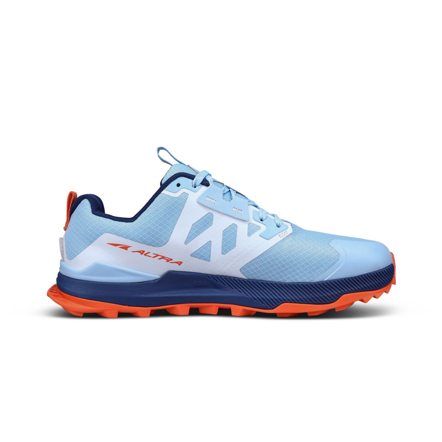 Zapatillas De Trail Running Altra Lone Peak 7 Mujer Azules Naranjas | Colombia-16482309