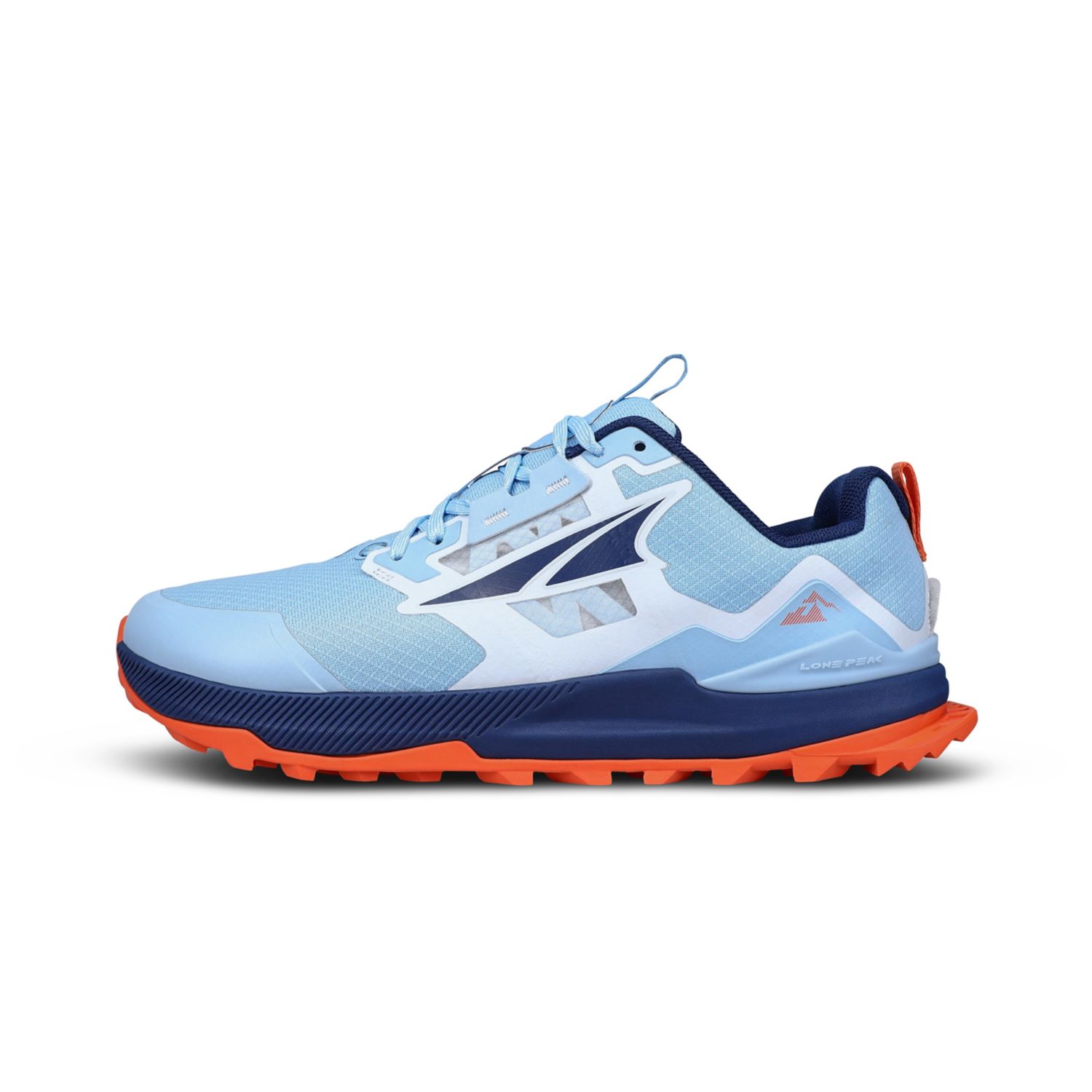 Zapatillas De Trail Running Altra Lone Peak 7 Mujer Azules Naranjas | Colombia-16482309