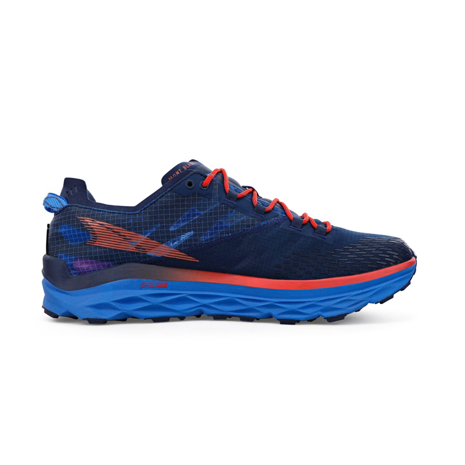 Zapatillas De Trail Running Altra Mont Blanc Hombre Azules Rojas | Colombia-10596239