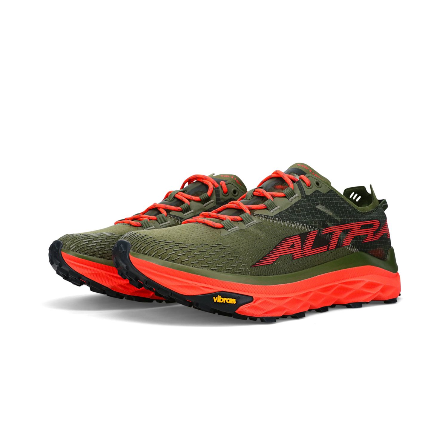 Zapatillas De Trail Running Altra Mont Blanc Hombre Verde Oliva | Colombia-31750469