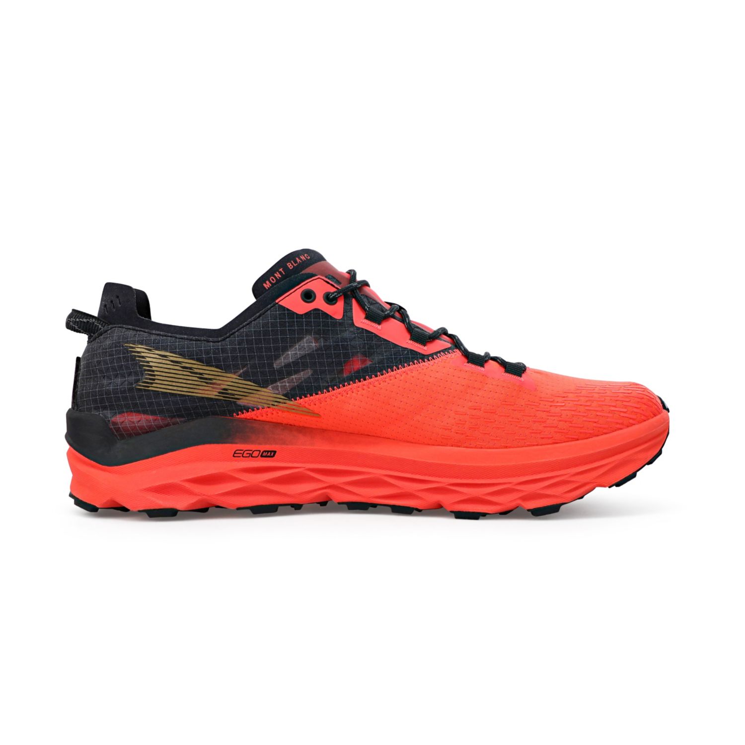 Zapatillas De Trail Running Altra Mont Blanc Hombre Coral Negras | Colombia-36195849