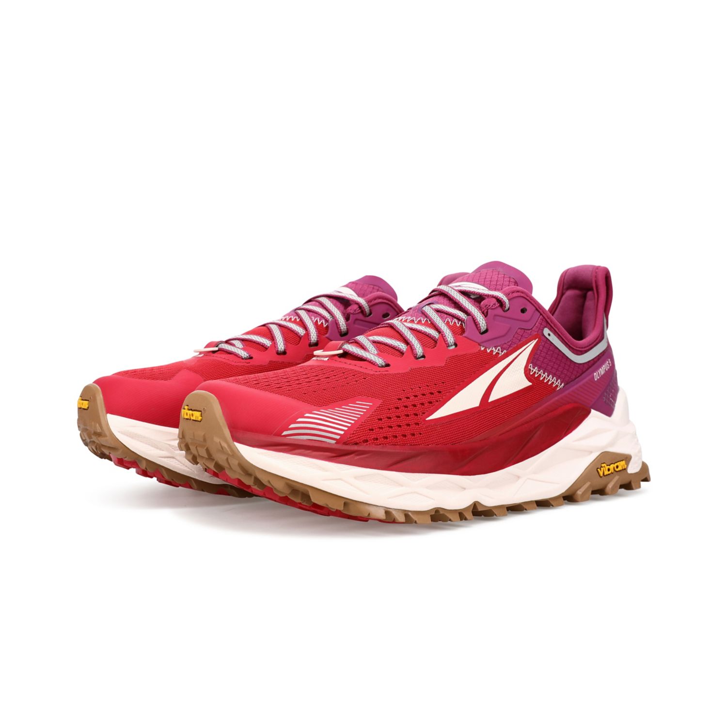 Zapatillas De Trail Running Altra Olympus 5 Mujer Rojas Moradas | Colombia-32907469