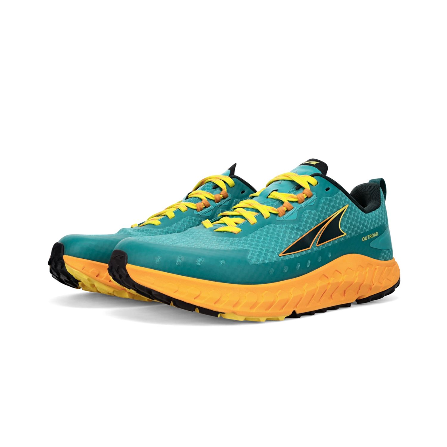 Zapatillas De Trail Running Altra Outroad Mujer Turquesa Amarillo | Colombia-74651209