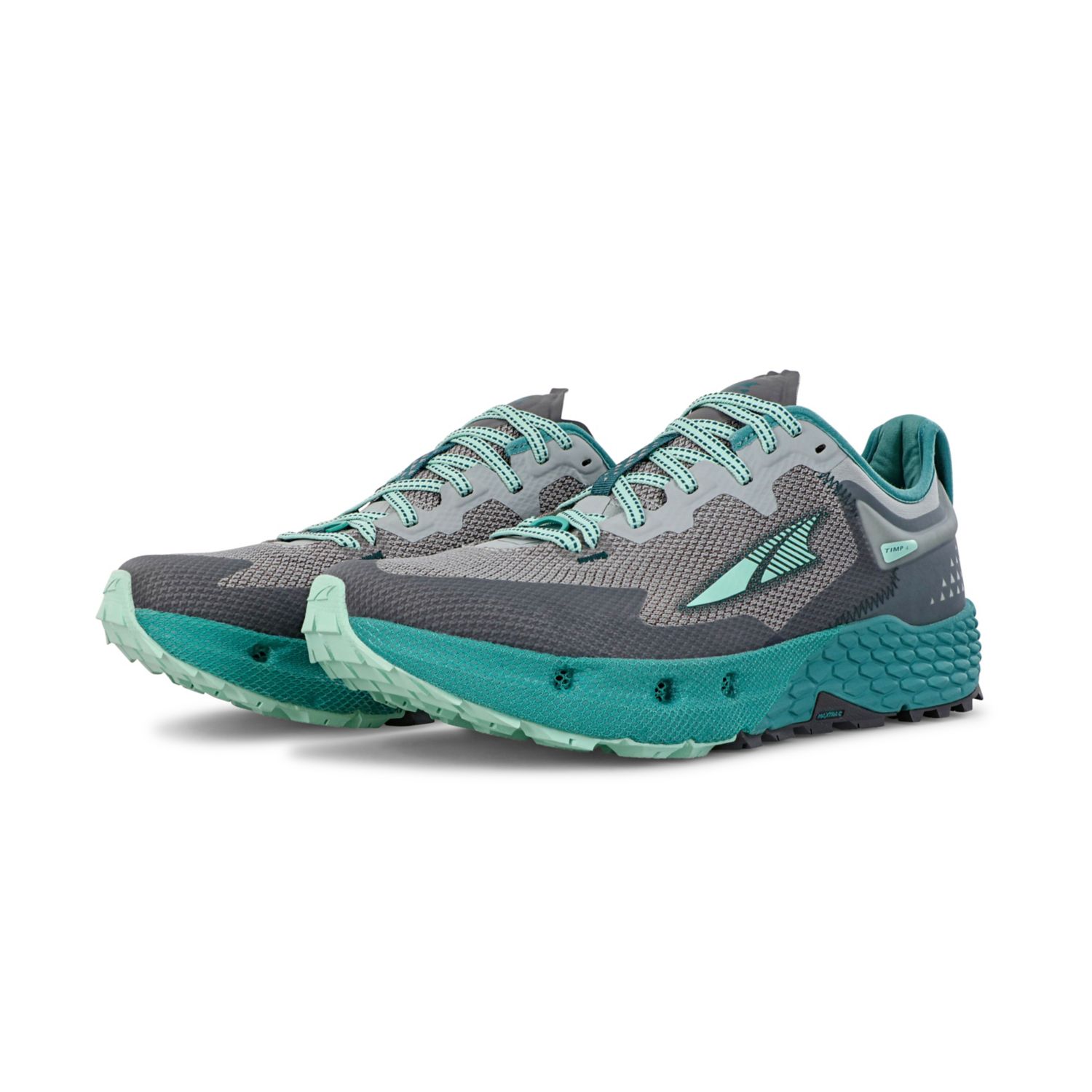 Zapatillas De Trail Running Altra Timp 4 Mujer Gris Turquesa | Colombia-41395789