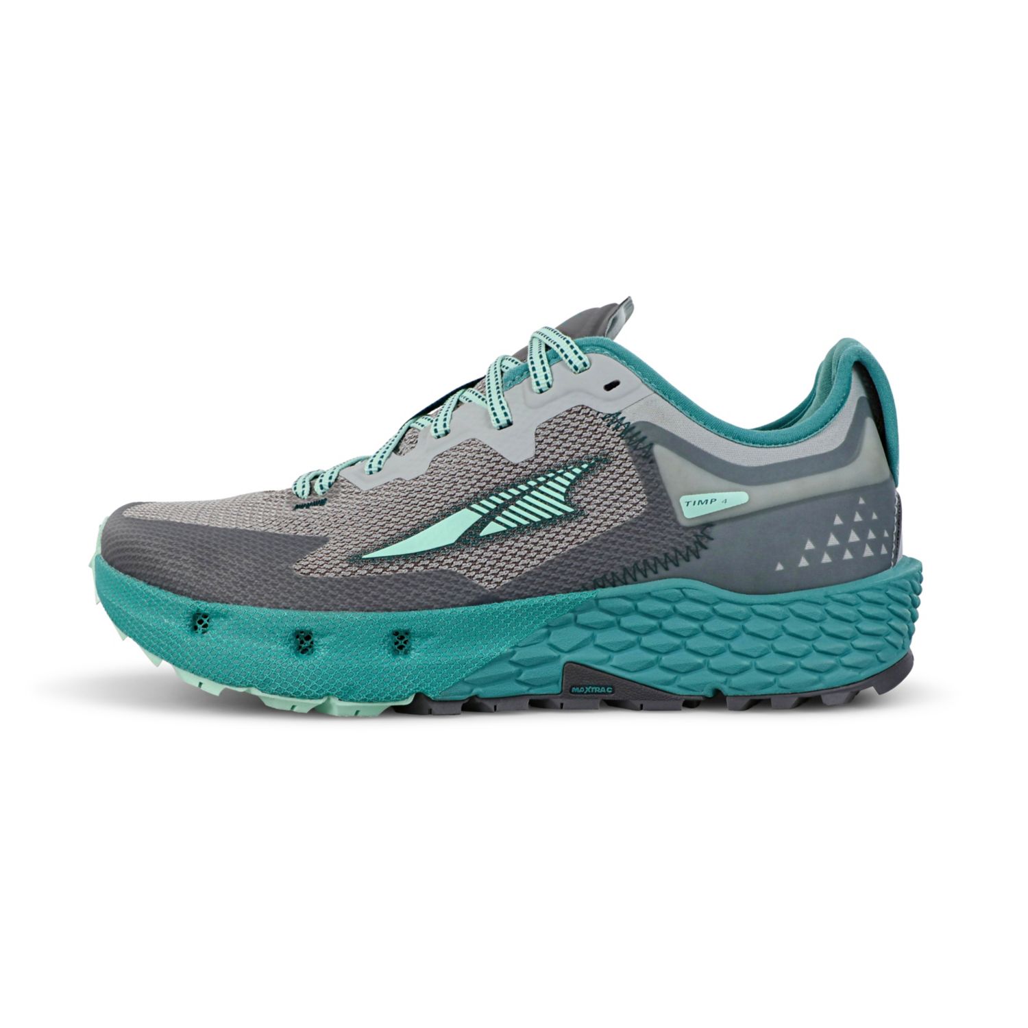 Zapatillas De Trail Running Altra Timp 4 Mujer Gris Turquesa | Colombia-41395789