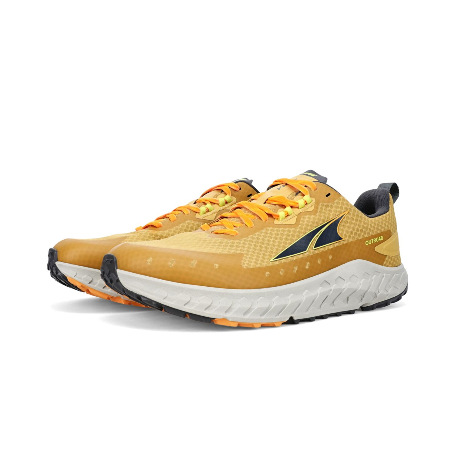 Zapatillas Running Carretera Altra Outroad Hombre Gris Amarillo | Colombia-39567819